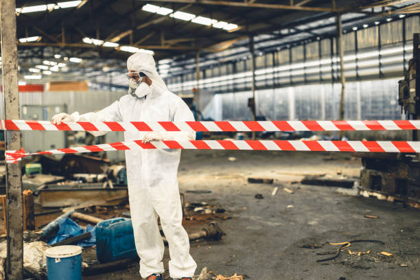 Professional Crime Scene Cleanup technician working in South Orange, NJ